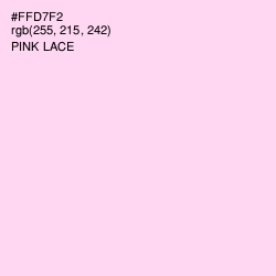 #FFD7F2 - Pink Lace Color Image